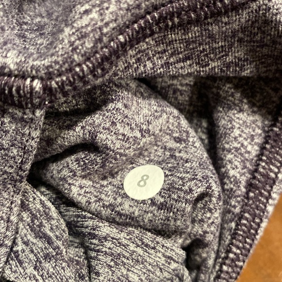 LULULEMON PURPLE HEATHER HIGH WAISTED JOGGERS🖤 - Picture 8 of 13